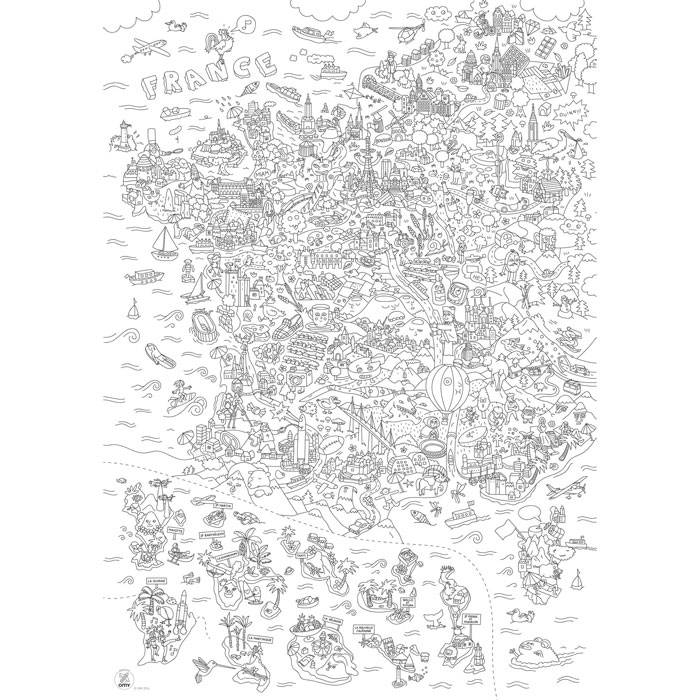 Coloriage France - Tot & Méo 4